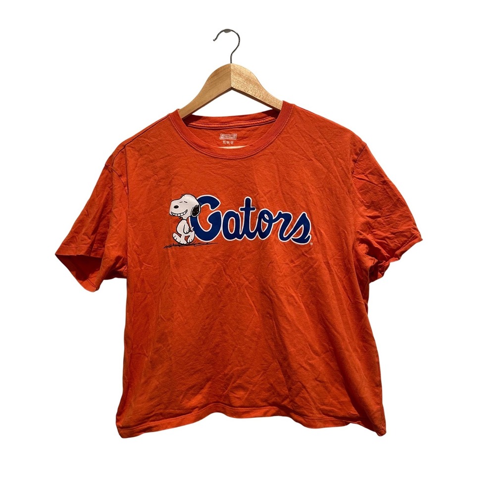 Tailgate Florida Gators Snoopy T-Shirt Orange Peanuts Graphic Tee Medium